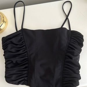 Zara Black Corset Top Size S